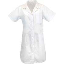 Medical Robe White Women Short Sleeve MARK972