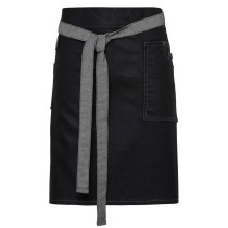 Waxed Look Denim Waist Apron PR135 'DIVISION' 50 x 70cm 100% Cotton Denim Twill with Acrylic Coating, 350gsm