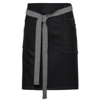 Waxed Look Denim Waist Apron PR135 'DIVISION' 50 x 70cm 100% Cotton Denim Twill with Acrylic Coating, 350gsm