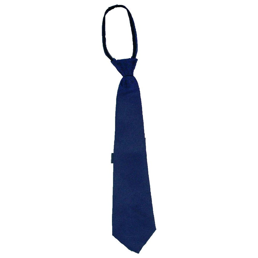 Kids Navy Parade Tie with Elastic One Size - MARK663