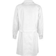 Medical Women's Robe White / Pink With Long Sleeves 65% pol / 35% cotton MARK979
