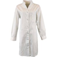 Medical Robe White Women Mao Collar And Trux MARK982
