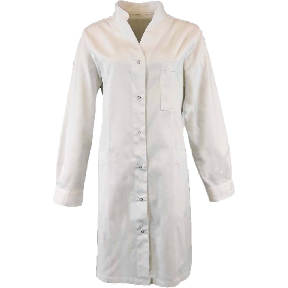 Medical Robe White Women Mao Collar And Trux MARK982