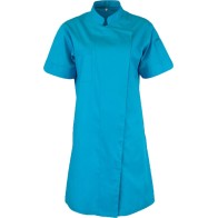 Medical Turquoise Robe Women Asymmetric With Hidden Trux MARK983