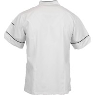 Men's Chef Jacket With Trux And stripe White 65% pol / 35% cotton MARK989