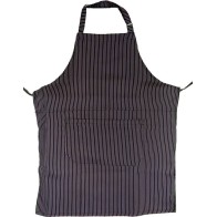 Black Striped Neck Apron 85x65cm MARK999