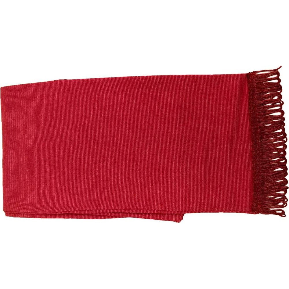 Bordeaux Striped Belt with Fringes – Traditional Costume Accessory