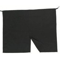 Waist Apron Black With Tearing Made of excellent quality trench coat 35x60cm MARK012