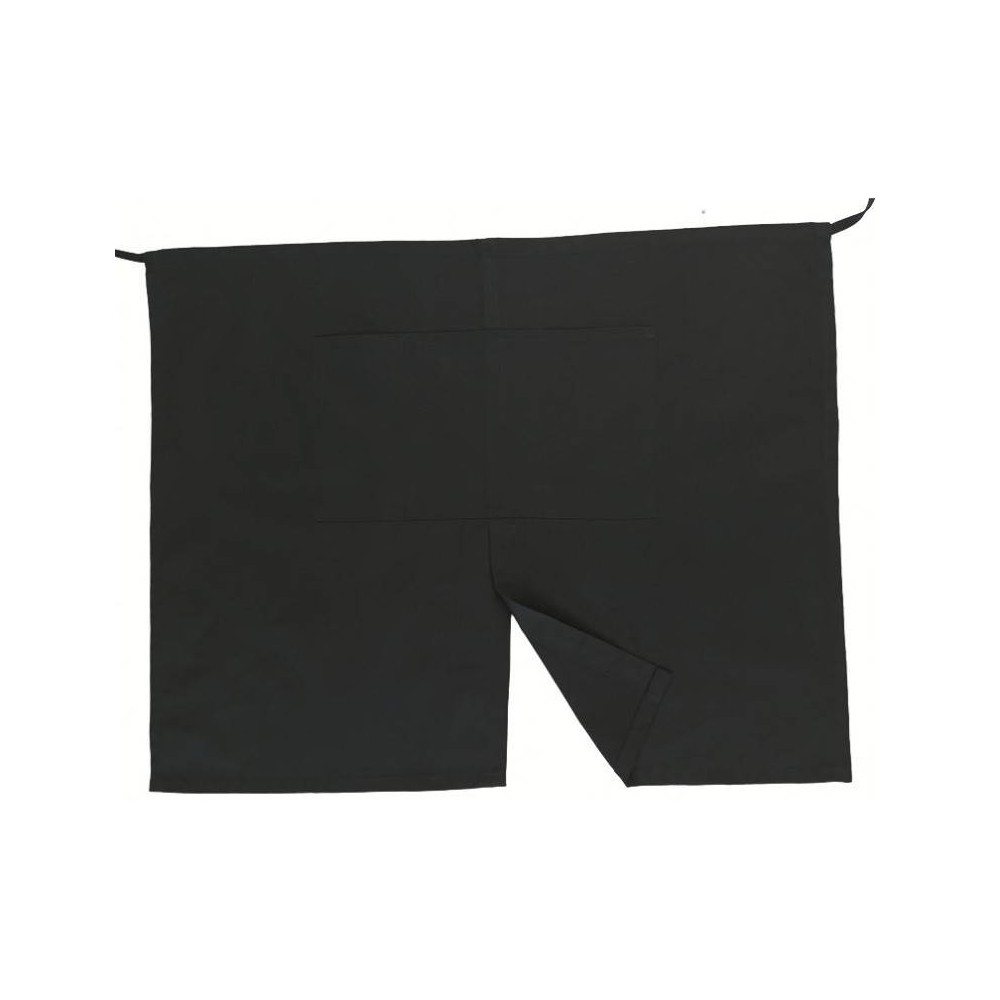 Waist Apron Black With Tearing Made of excellent quality trench coat 35x60cm MARK012
