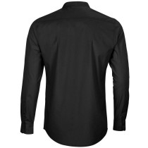 BART MEN 03792 Men's Mao Collar Shirt Poplin 120gsm - 60% Organic cotton
