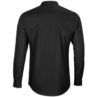 BART MEN 03792 Men's Mao Collar Shirt Poplin 120gsm - 60% Organic cotton