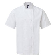 PR902 Chef's SSL Coolchecker® Jacket With Mesh Back Panel 65% Polyester - 35% Cotton Twill, 170gsm