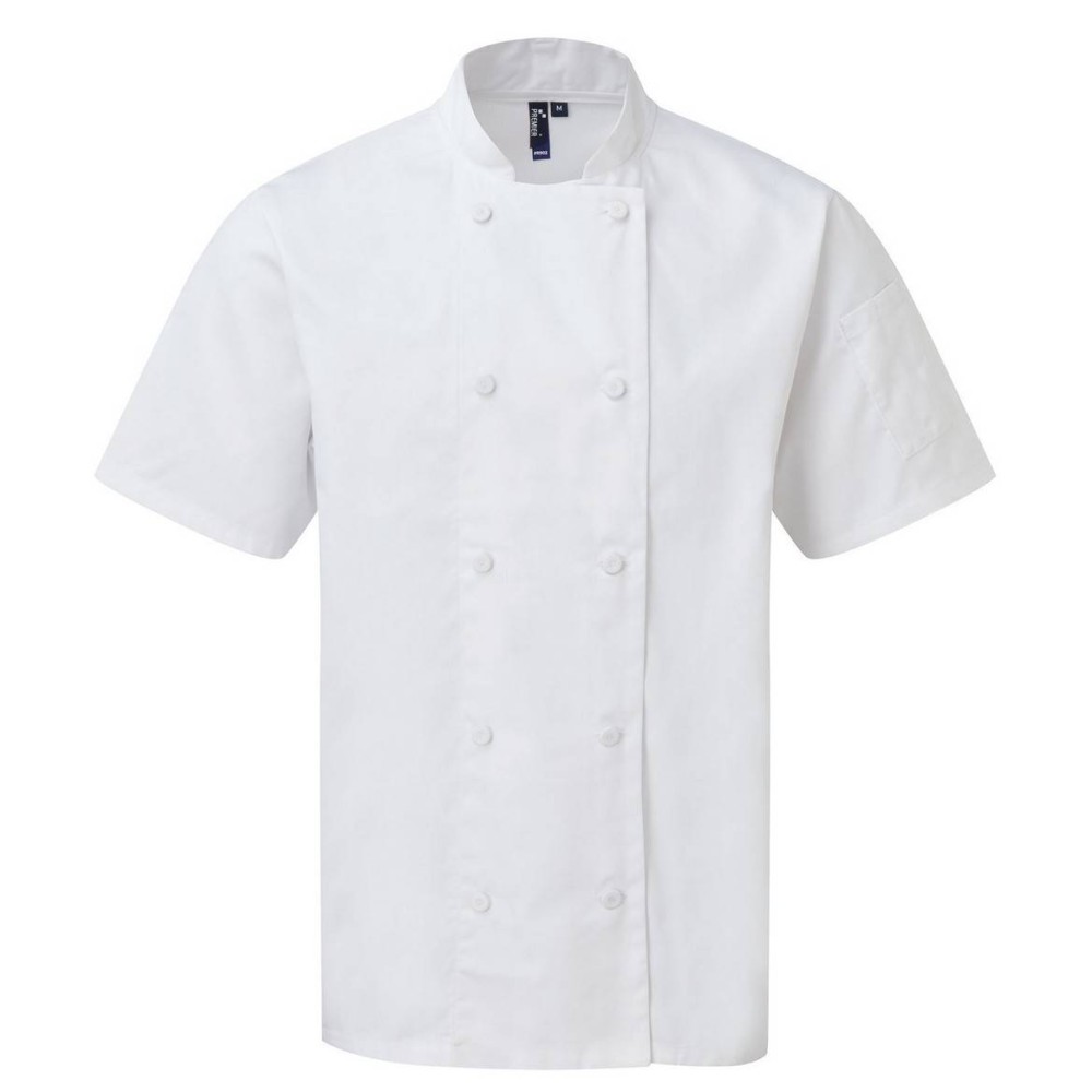 PR902 Chef's SSL Coolchecker® Jacket With Mesh Back Panel 65% Polyester - 35% Cotton Twill, 170gsm