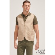SOL'S WALLACE 02110 Unisex vest Twill 200gsm 65% Polyester 35% Cotton