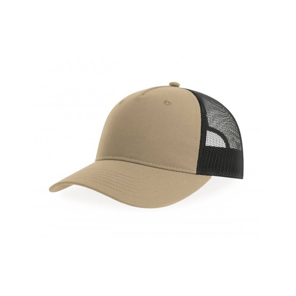 ATLANTIS ZION 5-panel jockey mesh cap 100% Recycled Polyester twil, 200gsm ATLANTIS ZION 5-panel jockey mesh cap 100% Recycled Polyester twil, 200gsm