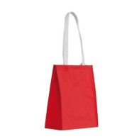 UBAG MADRID Contrasted handles shopping bagνα / Non woven 28 x 35 x 15cm
