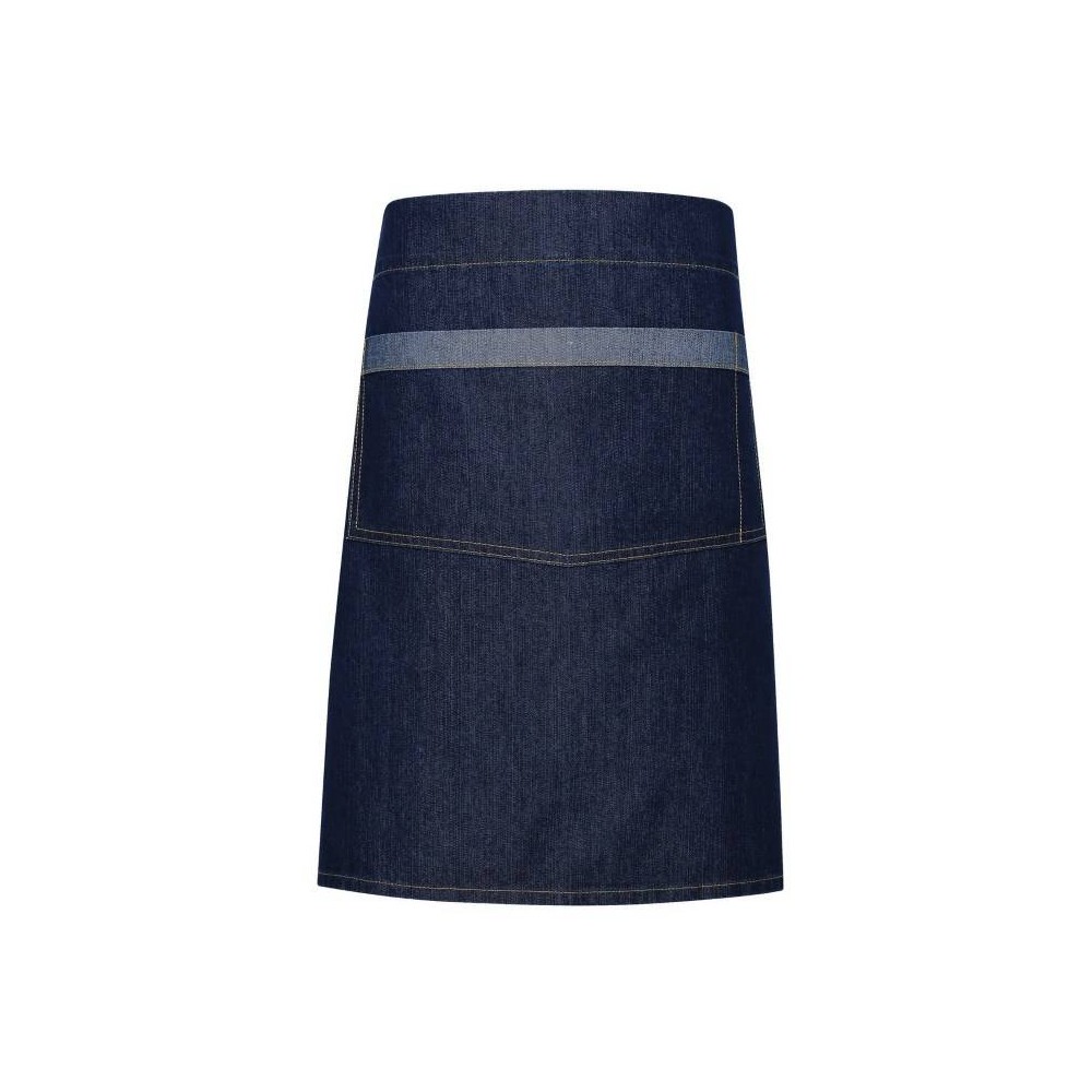 PR128 'DOMAIN' Contrast Denim Waist Apron 70% Cotton - 30% Polyester Twill, 275gsm PR128 'DOMAIN' Contrast Denim Waist Apron 70% Cotton - 30% Polyester Twill, 275gsm
