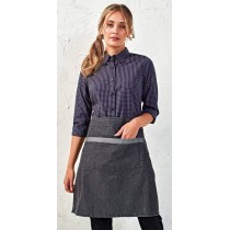 PR128 'DOMAIN' Contrast Denim Waist Apron 70% Cotton - 30% Polyester Twill, 275gsm