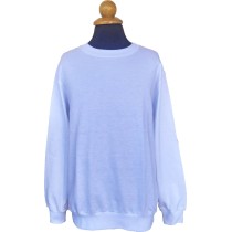 White Cotton Parade Sweatshirt Adult Unisex - MARK025
