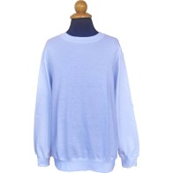 White Cotton Parade Sweatshirt Adult Unisex - MARK025
