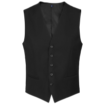 MAX MEN 03166 Men's Waistcoat Twill 204gsm - 66% Polyester - 34% Viscose - Lining and back