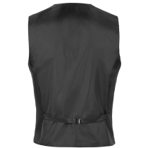 MAX MEN 03166 Men's Waistcoat Twill 204gsm - 66% Polyester - 34% Viscose - Lining and back