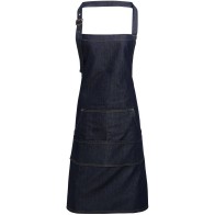 PR126 Jeans Stitch Denim Bib Apron Size: 86x72cm 70% Cotton - 30% Polyester Twill, 275gsm