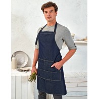 PR126 Jeans Stitch Denim Bib Apron Size: 86x72cm 70% Cotton - 30% Polyester Twill, 275gsm