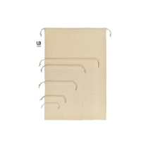 UBAG LOU XXS Organic certified GOTS cotton pouch 100% Organic Cotton, 130gsm 10 x 14 cm