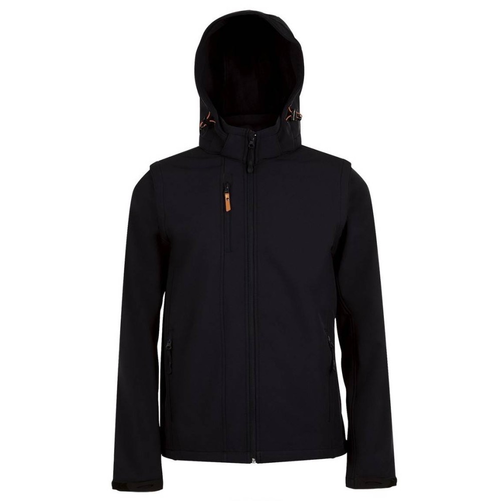 SOL'S TRANSFORMER 01647 Softshell jacket with removable hood and sleeves Outside 95% Polyester 5% Elastane SOL'S TRANSFORMER 01647 Softshell jacket with removable hood and sleeves Outside 95% Polyester 5% Elastane