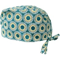 Medical hat-cap with patterns 100% cotton one size Greek made MARK022